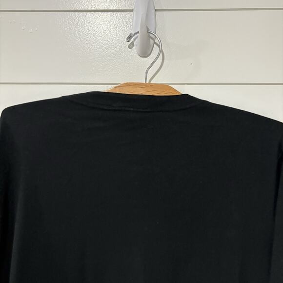 Michael Simon Heart Cardigan Black Colorful Rainbow Art to Wear Valentine- Large - Picture 9 of 10